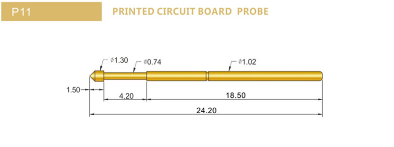 P11探針尺寸，華榮華測試探針選型，測試探針規(guī)格型號